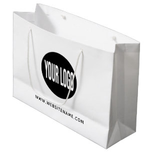 Großes benutzerdefiniertes Logo/Text-Shopping Große Geschenktüte