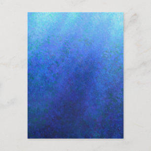 Großes Blau Postkarte