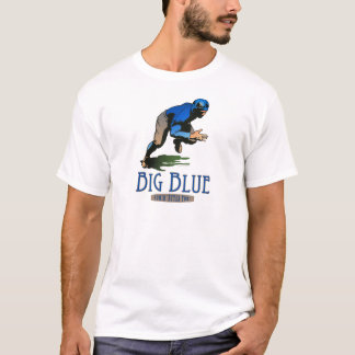 Großes Blau T-Shirt