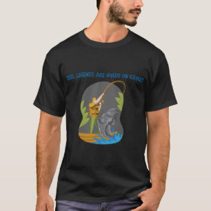 Großes Blau T-Shirt