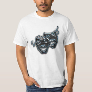 Großes blaues Neon maskiert T - Shirts