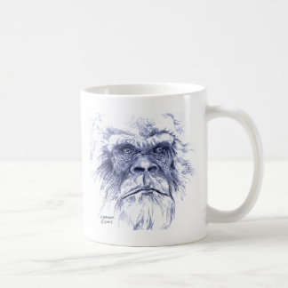 Großes blaues Sasquatch Kaffeetasse