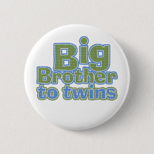 Großes Bro - Zwillinge Button