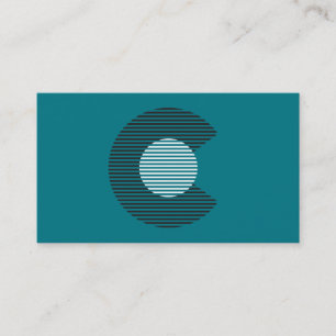 großes c visitenkarte