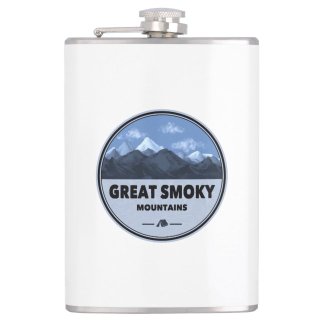 Großes Camping der Smokygebirge Flachmann (Vorderseite)