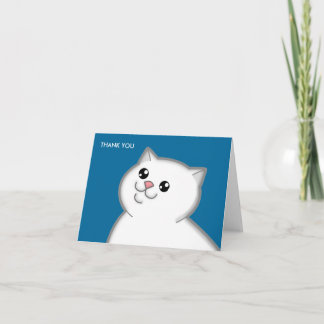 Grosses cartes de note blanches heureuses de Merci