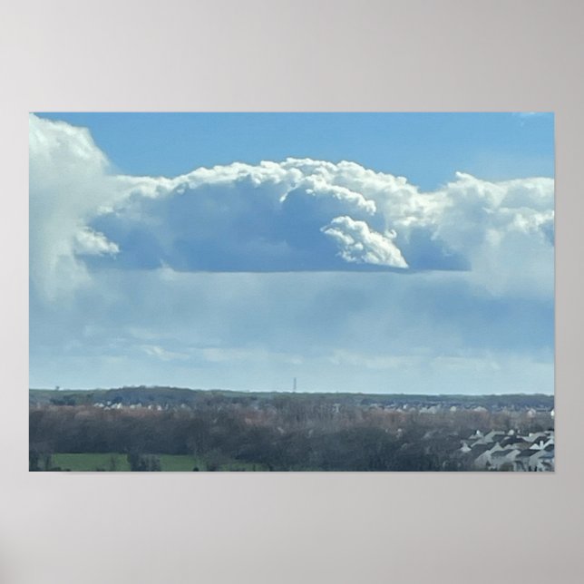 Großes Cloud Poster (Vorne)