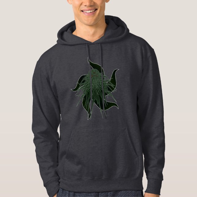 Großes Cthulhu mit Kapuze Sweatshirt (Vorderseite)