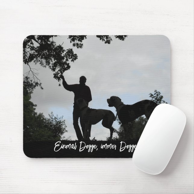 Großes Dane Foto Office Geschenke Mousepad (Mit Mouse)
