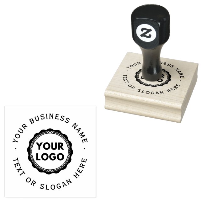 Großes Firmenlogo Gummistempel (Stempel)