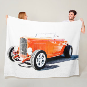 Grosses Fleece Blanket-Frisierte Auto