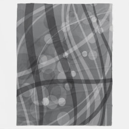 Grosses Fleece Blanket, modern, abstrakt, grau