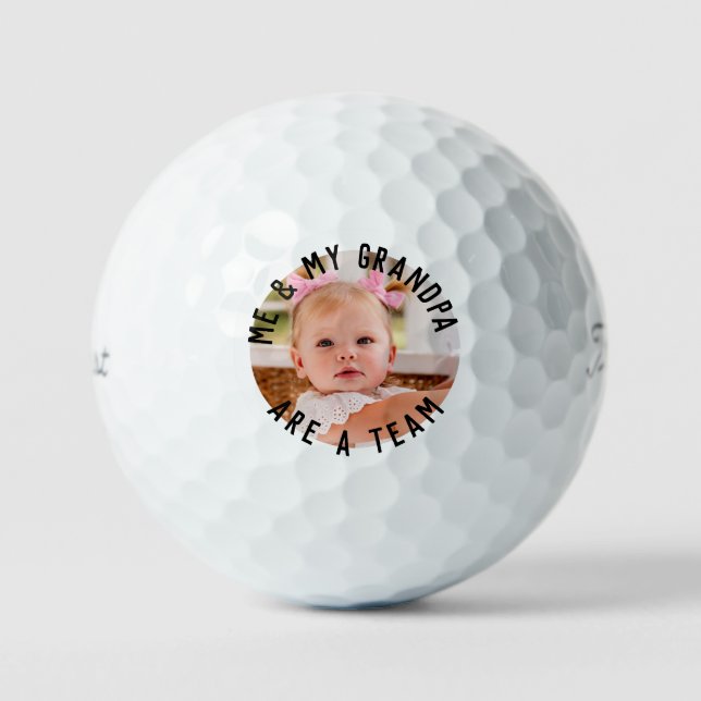 Großes Foto Me & My Opa Titleist Pro V1 Golfball (Vorderseite)