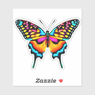 Grosses Frack Butterfly Aufkleber