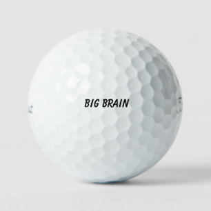 "Großes Gehirn" Witziges Selbstvertrauen Lustiges Golfball