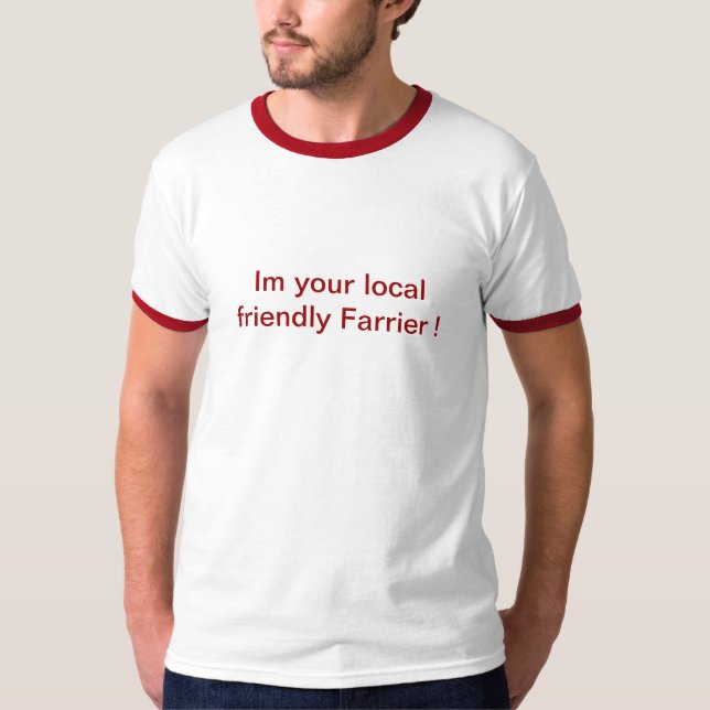 Großes Geschenk für Ihren Hufschmied. T-Shirt (Vorderseite)