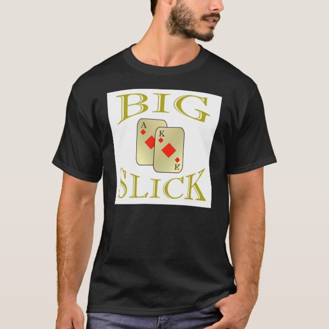 Großes glattes T-Shirt (Vorderseite)