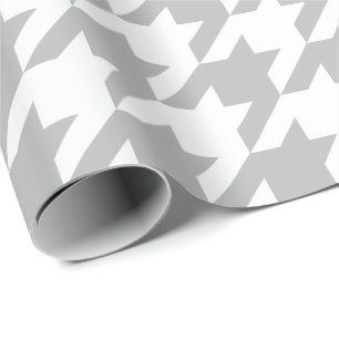 Großes graues und weißes geschenkpapier