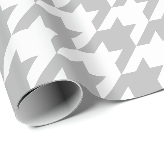 Großes graues und weißes geschenkpapier (Rolleneckpunkt)