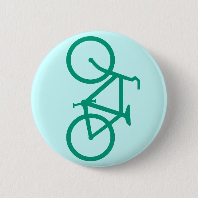 Großes grünes Fahrrad Button (Vorderseite)