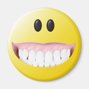 Großes Gummi-Gesicht Magnet