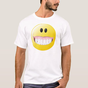 Großes Gummi-Gesicht T-Shirt