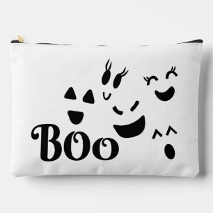 Großes Halloween-Design mit Geistergesicht 'Boo' Zubehörtasche