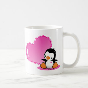 Großes Herz-klassische weiße Tasse