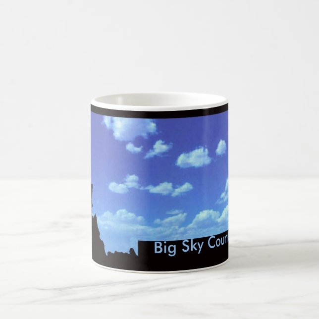 Großes Himmel-Land Kaffeetasse (Mittel)