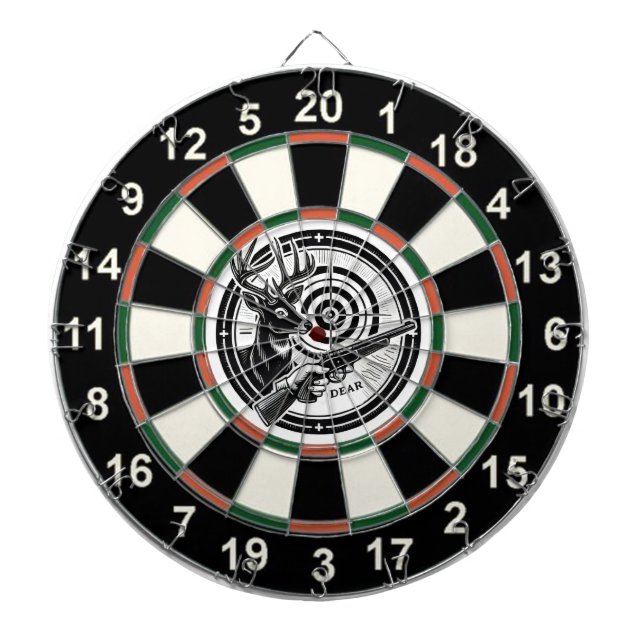 Großes Hirsch in Ziel Dartscheibe (vorne)