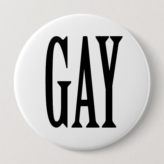 GROSSES HOMOSEXUELLES BUTTON (Vorderseite)