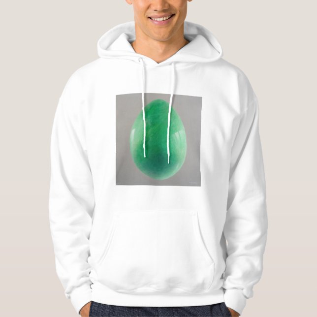 Großes Jade-Ei Hoodie (Vorderseite)