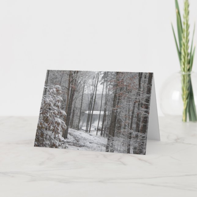 Großes Kanu, Georgia Feiertagskarte (Vorderseite)