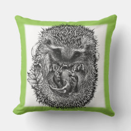 Grosses Kissen im Freien niedlicher Igel-Design