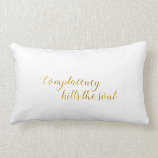 Großes Kissen mit großer Mitteilung