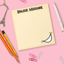 Großes Lächeln Lebhaft farbiges Notepad