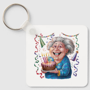 Großes Lächeln Oma Geburtstag Schlüsselanhänger