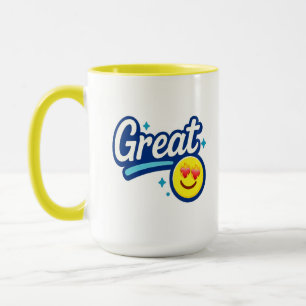 Großes Lächeln Tasse