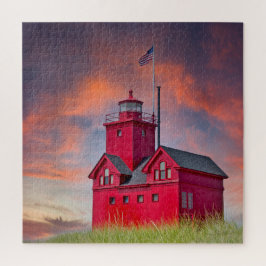 Großes Leuchtturm von Michigan