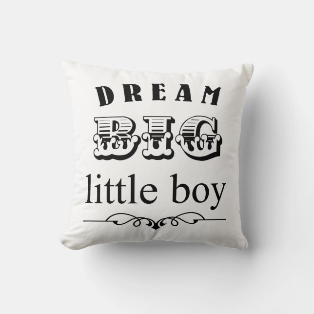 Großes Little Boy-Traumkissen Kissen (Vorderseite)