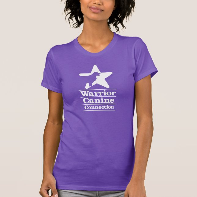 Großes Logo des Weiß WCC - alles dunkle Kleid T-Shirt (Vorderseite)