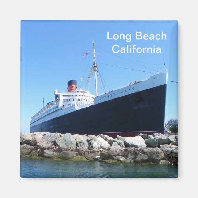 Großes Long Beach Magnet! Magnet (Vorne)