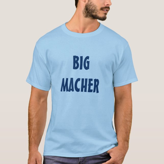 GROSSES MACHER YIDDISH-T-SHIRT T-Shirt (Vorderseite)