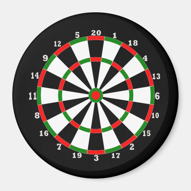 Großes Magnet - Dartboard-Design (Vorne)