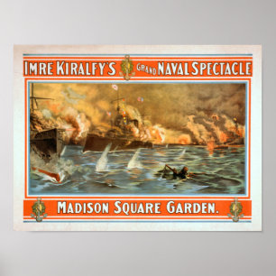 Großes maritimes Schauspiel Madison Square Garden Poster