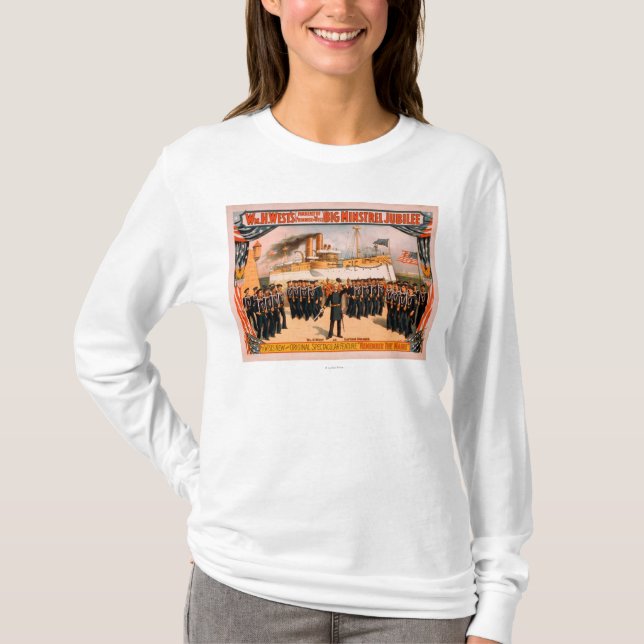 Großes Minnesänger-Jubiläum erinnern sich das an T-Shirt (Vorderseite)