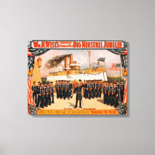 Großes Minstrel-Jubiläum Remember the Maine Poster Leinwanddruck