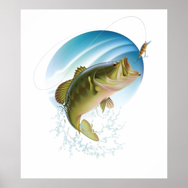 Großes Mouth Bass Poster (Vorne)