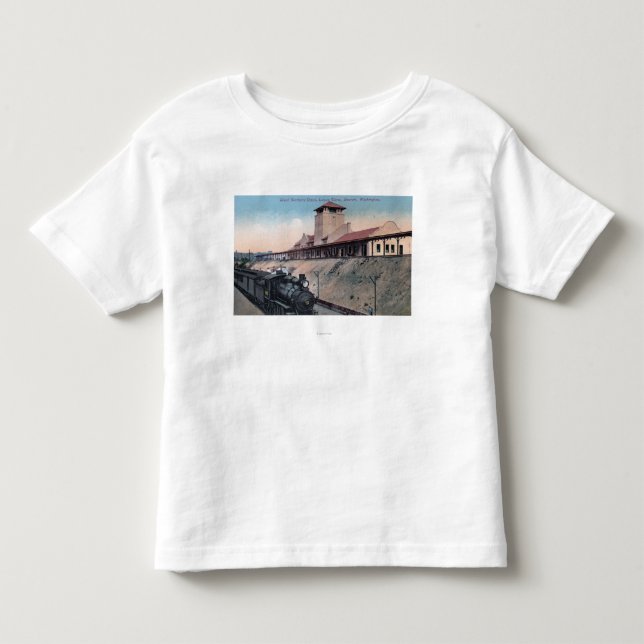 Großes Nordeisenbahn-Depot 2 Kleinkind T-shirt (Vorderseite)