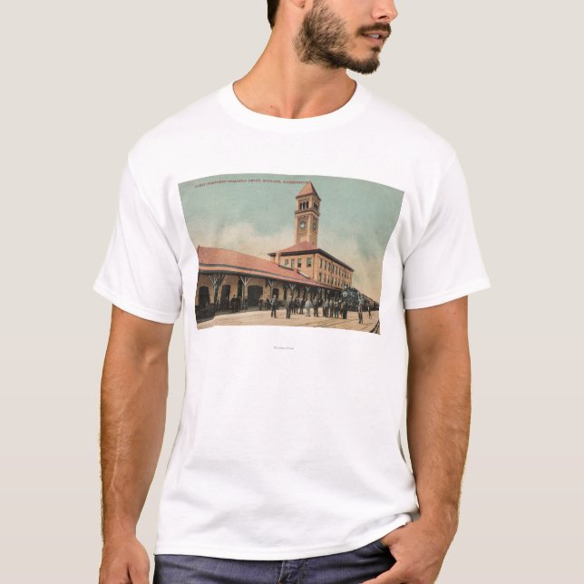 Großes Nordeisenbahn-Depot T-Shirt (Vorderseite)